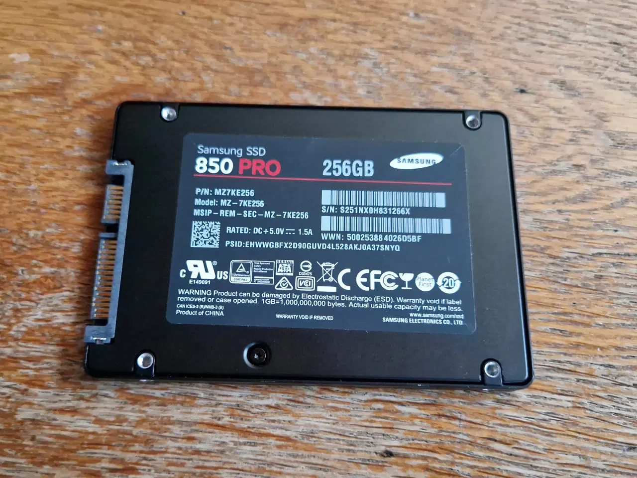 Billede 2 - Samsung 850 pro SSD 256 GB