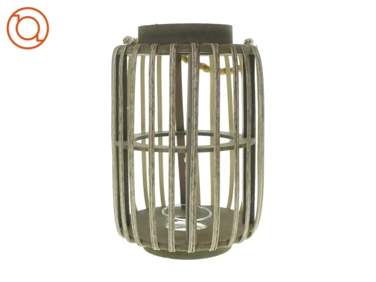 Billede 1 - Lanterne til fyrfadslys (str. HØ: 30x20 cm )