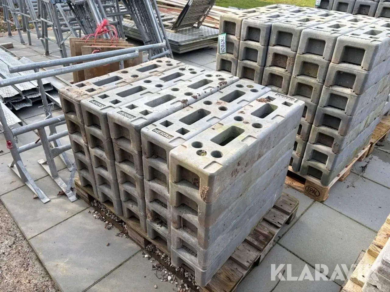 Billede 3 - Heras betonfod 51 styk. Heras
