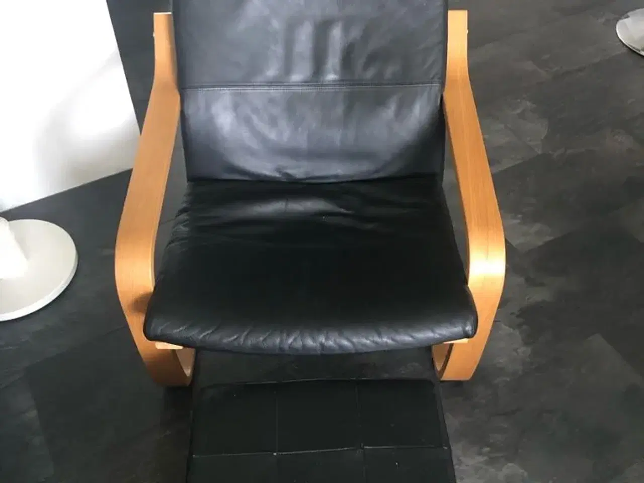 Billede 1 - Læderstol
