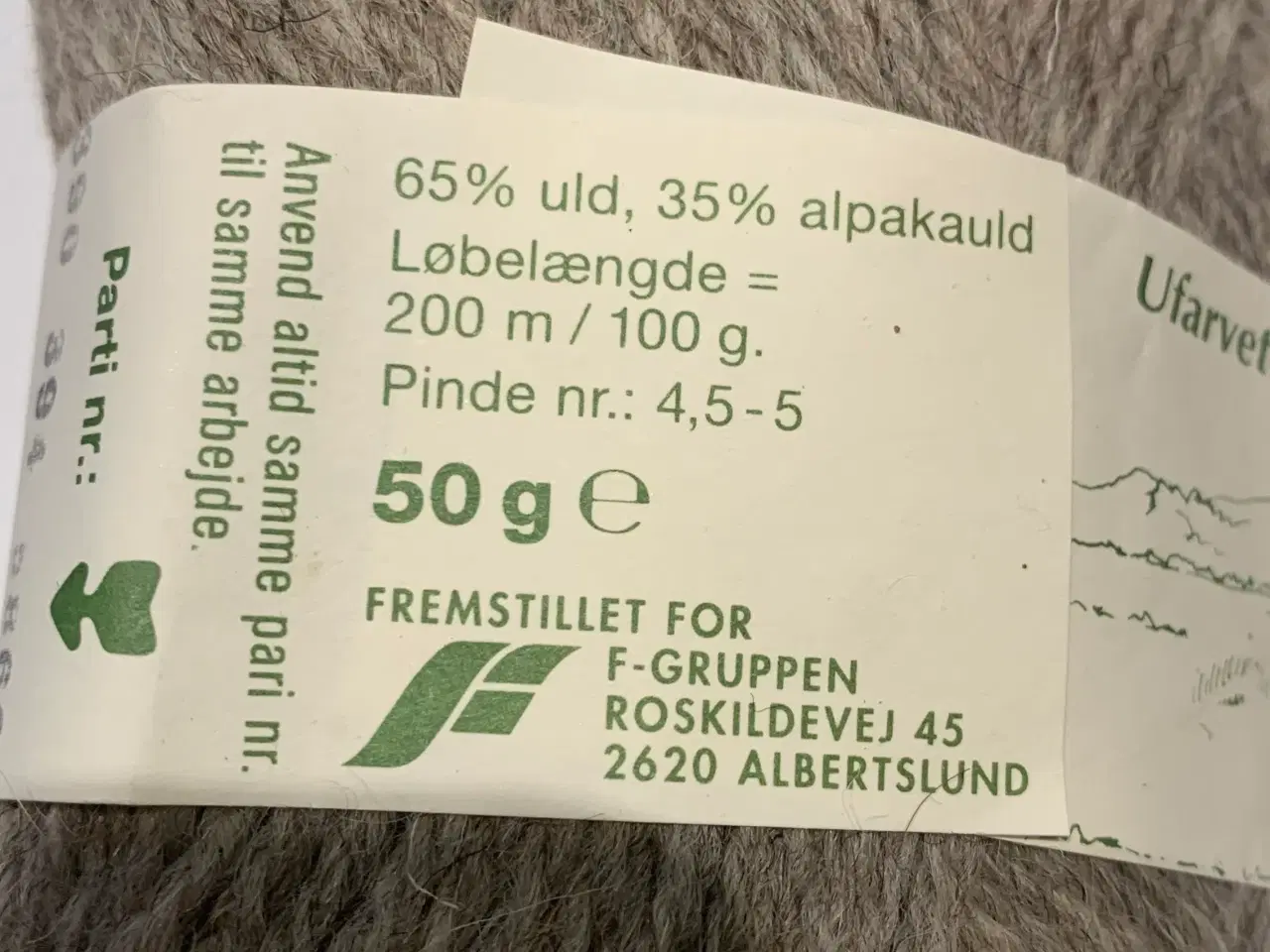 Billede 3 - Garn, uld og alpakauld blanding