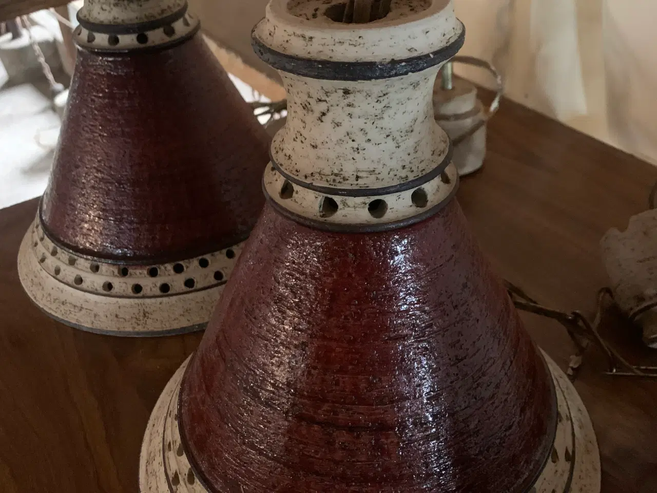 Billede 1 - Retro keramik loftslamper