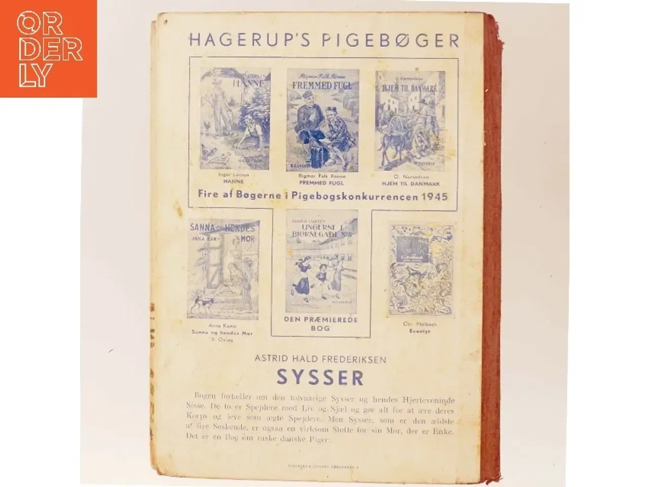Billede 3 - Sysser af Astrid Hald Frederiksen (Bog)