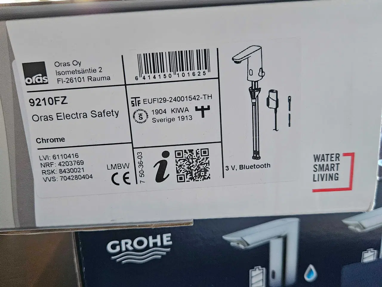 Billede 1 - Oras Electra 9210FZ Safety berøringsfri vandhane