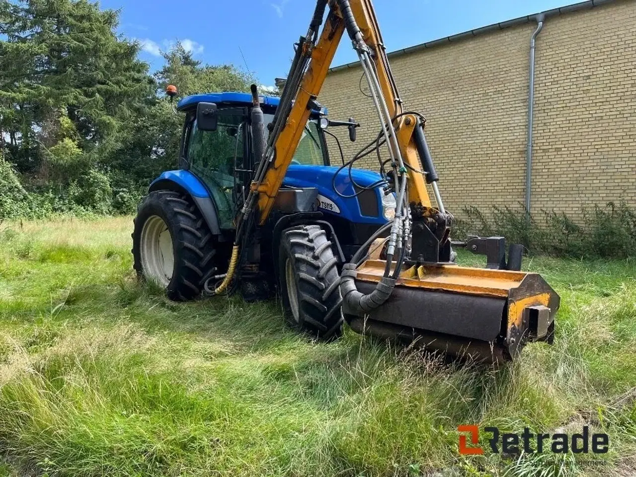 Billede 2 - New Holland TS 115 A Med FM 5 meter rabatklipper