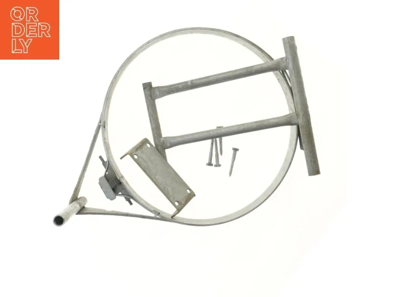 Billede 2 - holder til affaldspose i metal