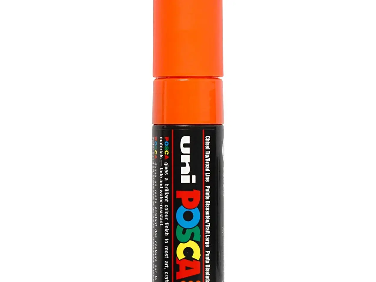 Billede 1 - Posca Tusch PC-8K, 8 mm, Orange - Alsidig Kunstnerpen