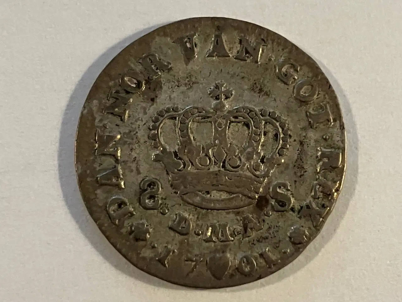 Billede 1 - 8 Skilling 1701 Danmark
