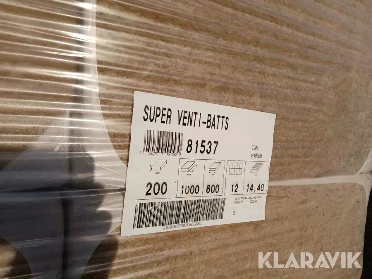 Billede 2 - Super ventibatts Rockwool 16,8 m2