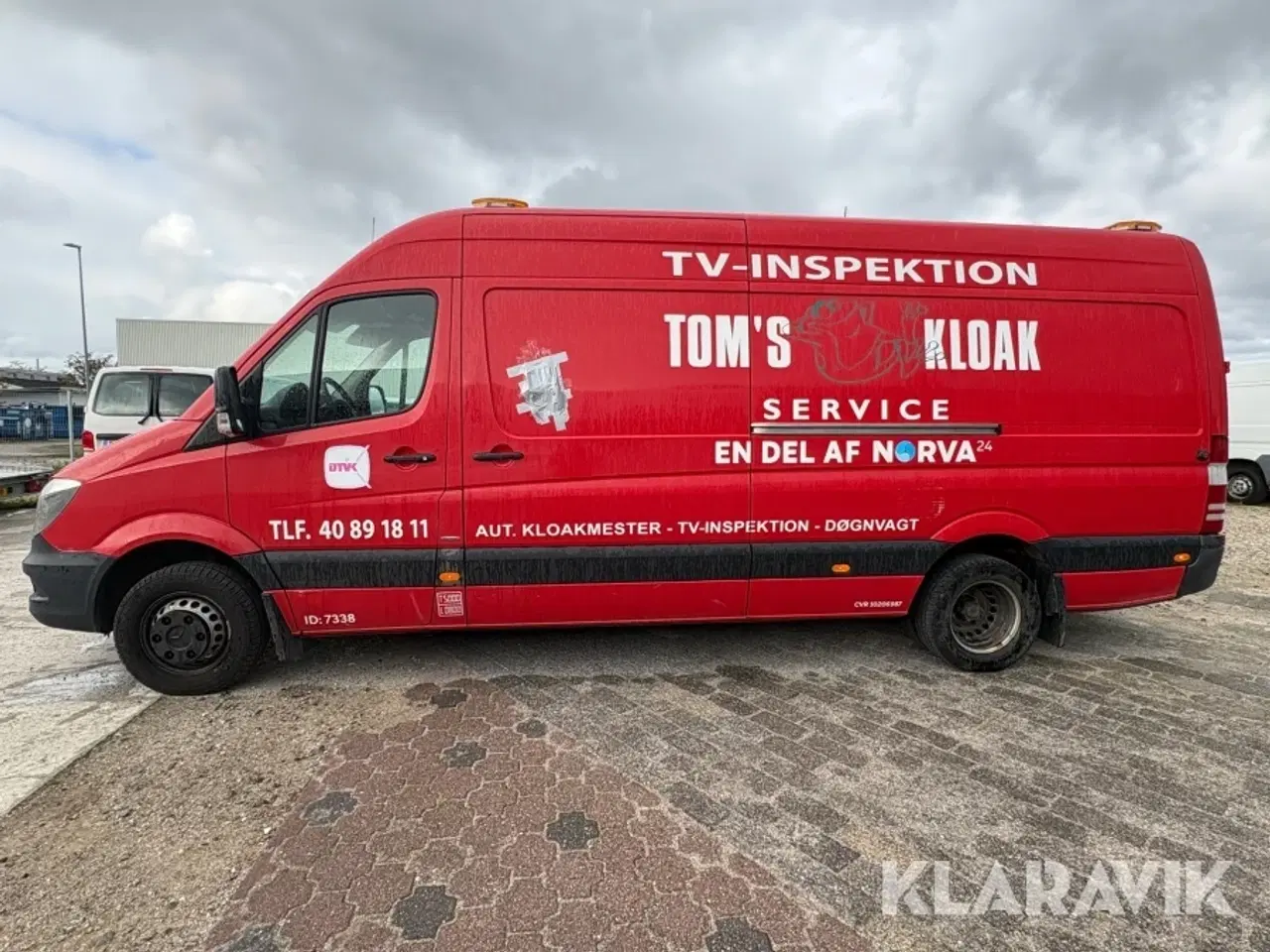 Billede 2 - TV-inspektionsbil Mercedes-Benz Sprinter 906 med Rioned spuleanlæg