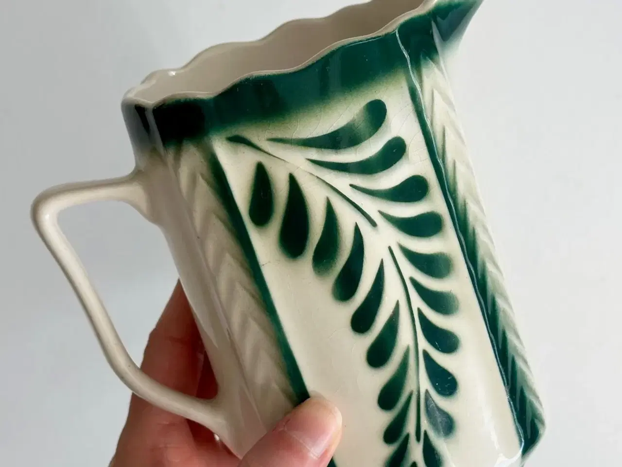 Billede 3 - Fajancekande, art nouveau