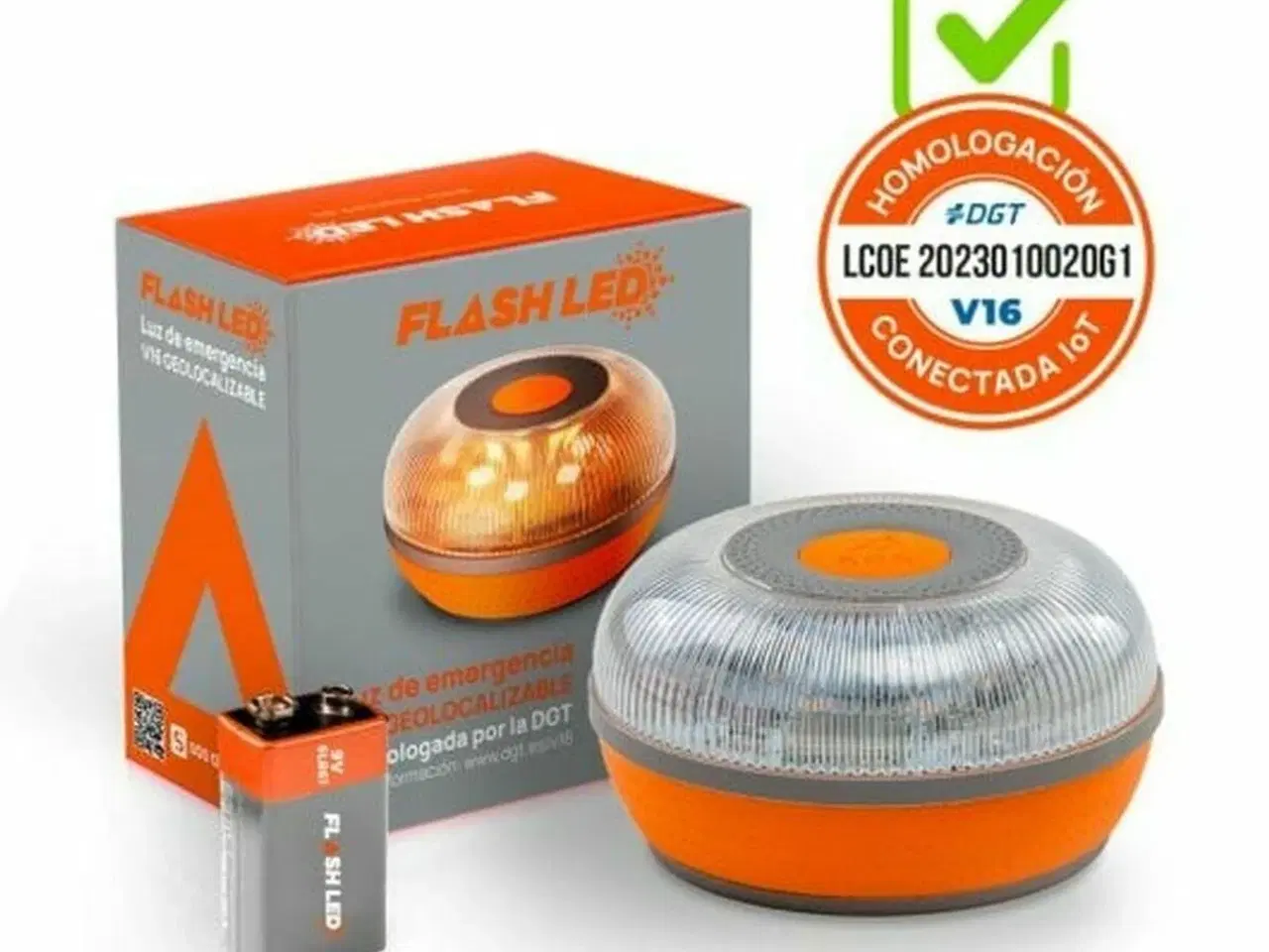 Billede 2 - Nødsignal V16 med GPS - FL-FLASHLED-SOS