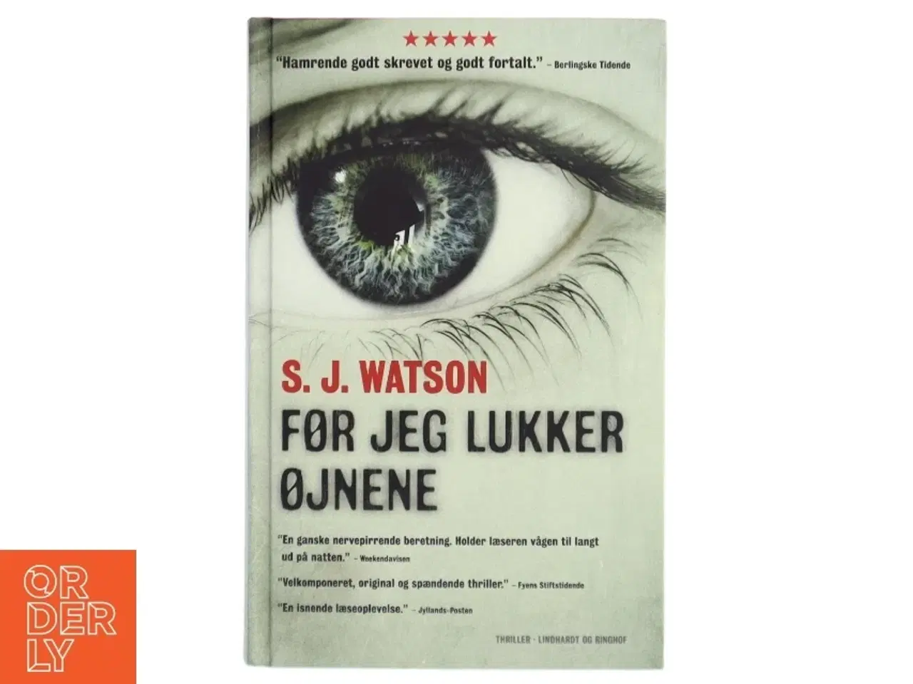 Billede 1 - Før jeg lukker øjnene af S. J. Watson (Bog)