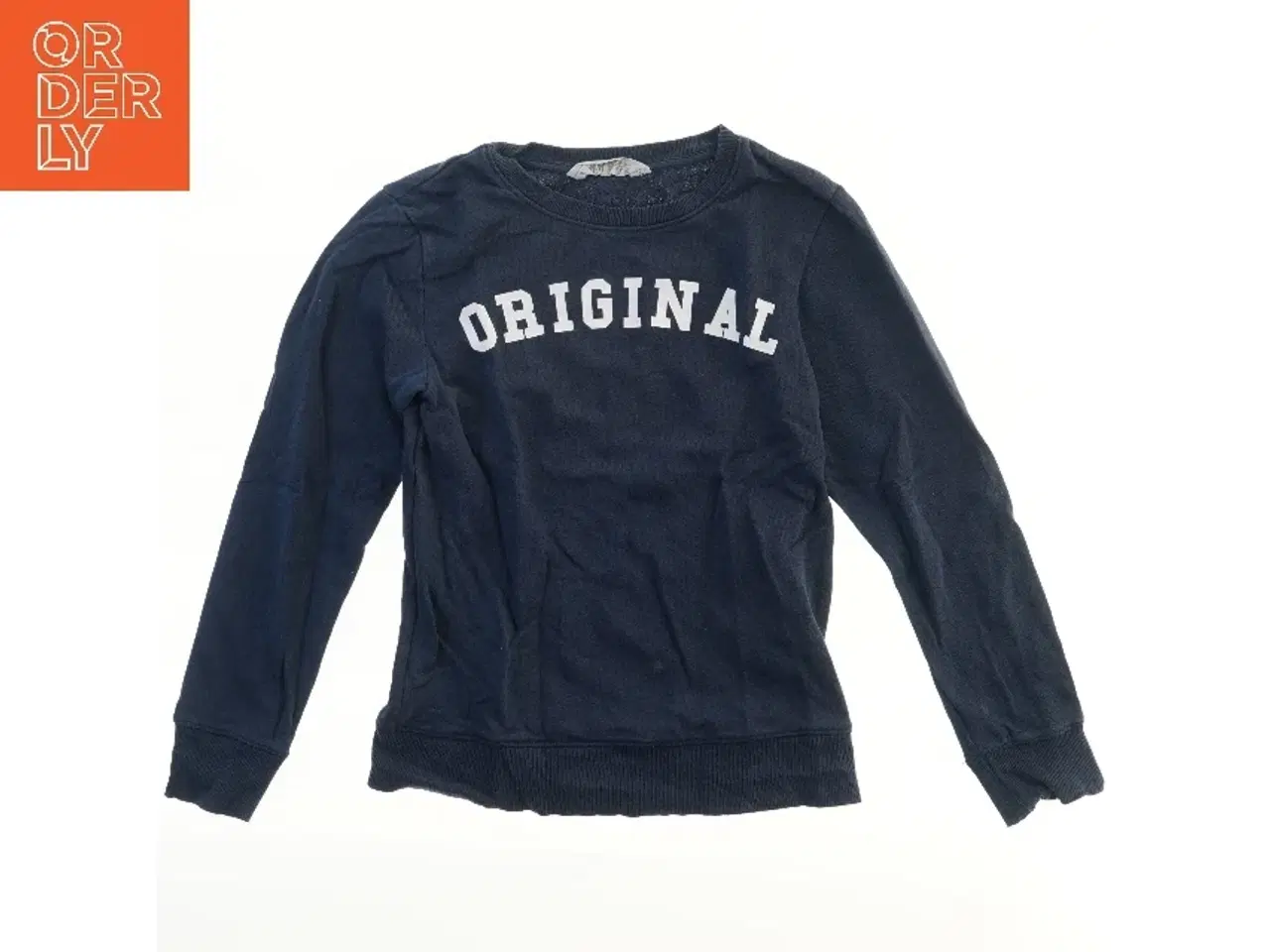 Billede 1 - Langærmet trøje med tekst fra H&M (str. 140)