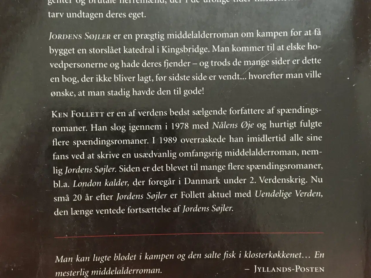 Billede 2 - Ken Follett - Jordens Søjler