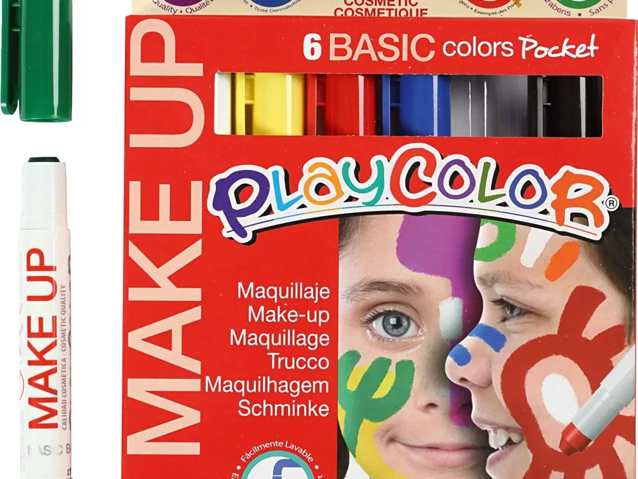 Billede 1 - Playcolor Make Up Stifter - Assorterede Farver 6x5g
