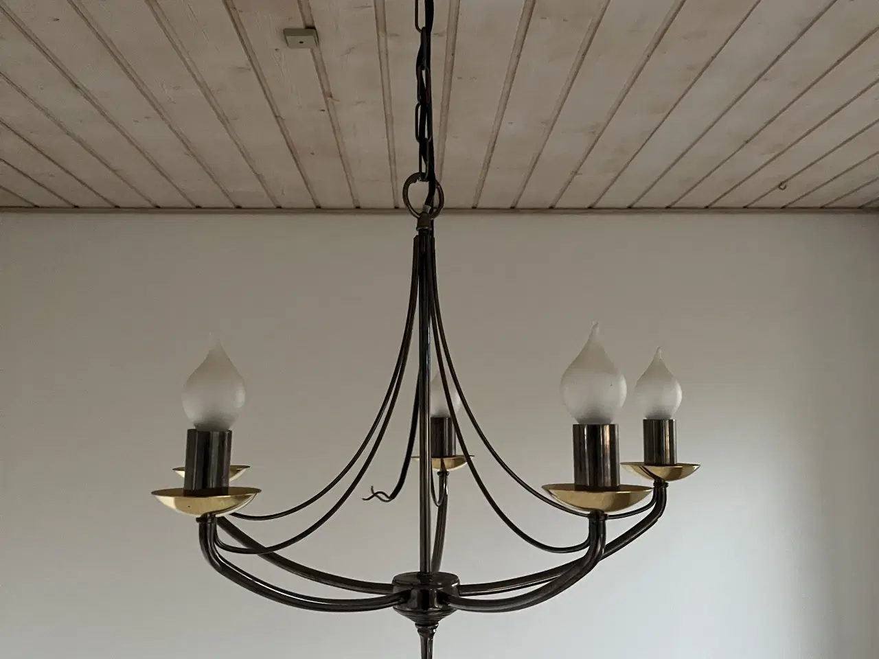 Billede 1 - Lysekrone med fem arme