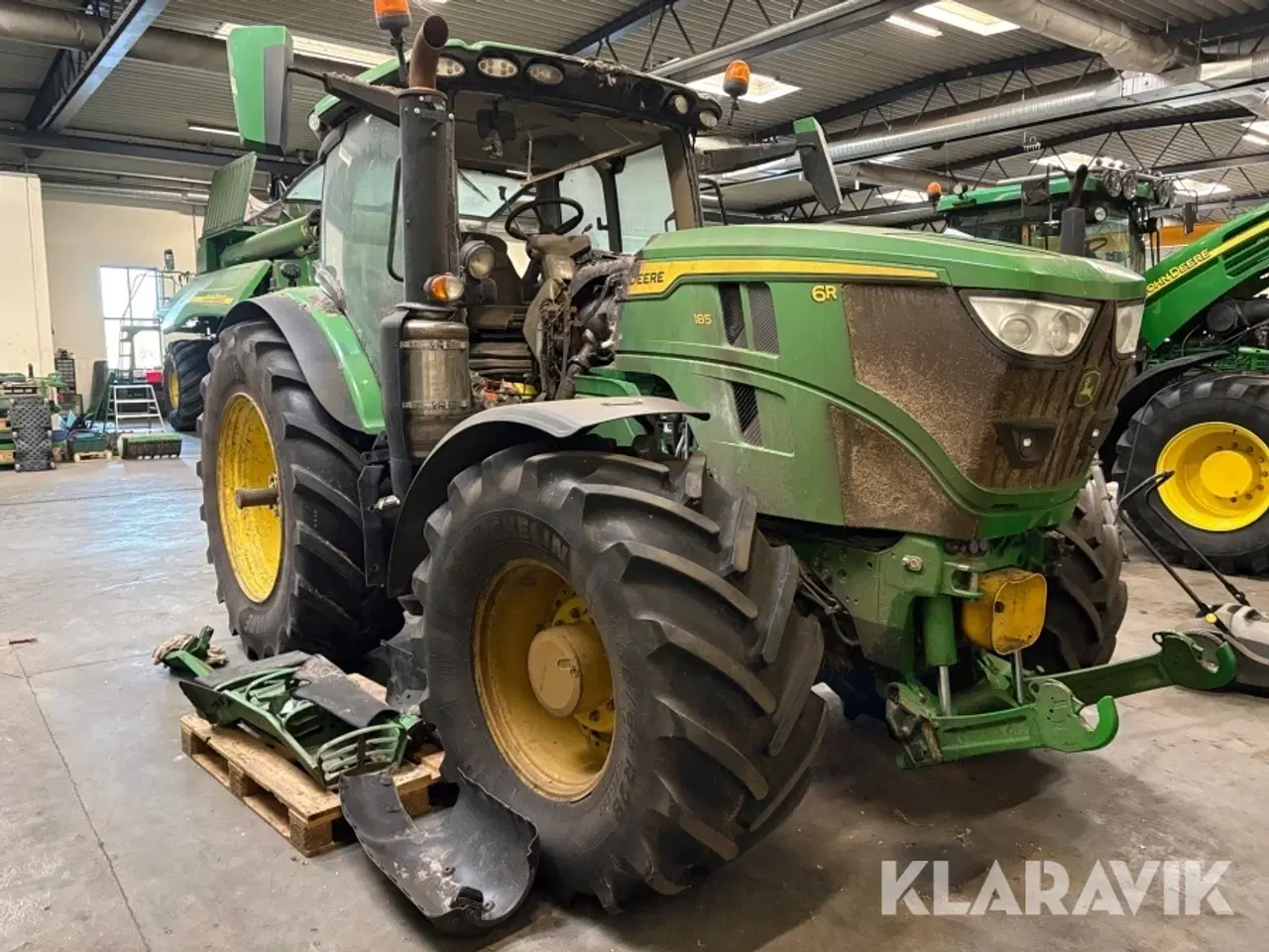 Billede 2 - Traktor John Deere 6R185