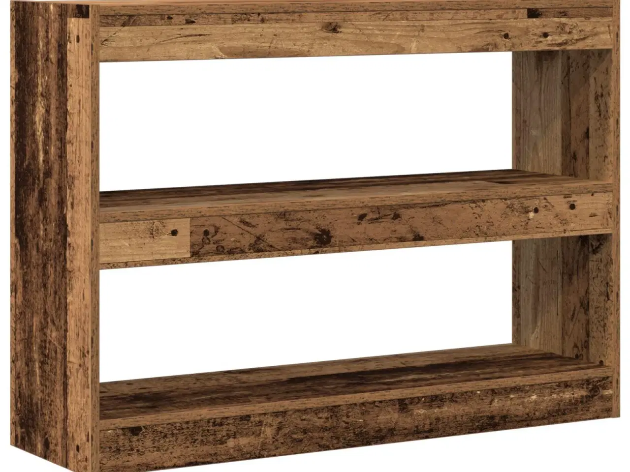 Billede 2 - Bogreol Gammelt træ 100 x 30 x 72 cm Konstrueret træ
