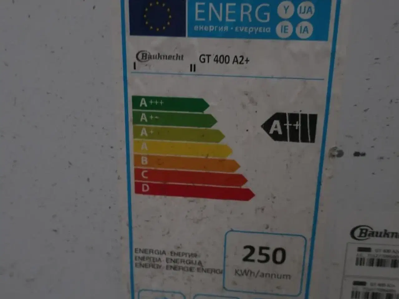 Billede 4 - Kummefryser BAUKNECHT GT 400 A2+
