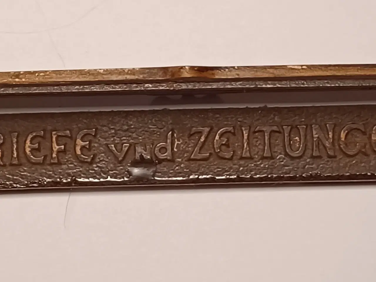 Billede 3 - Antik brevsprække, bronze.