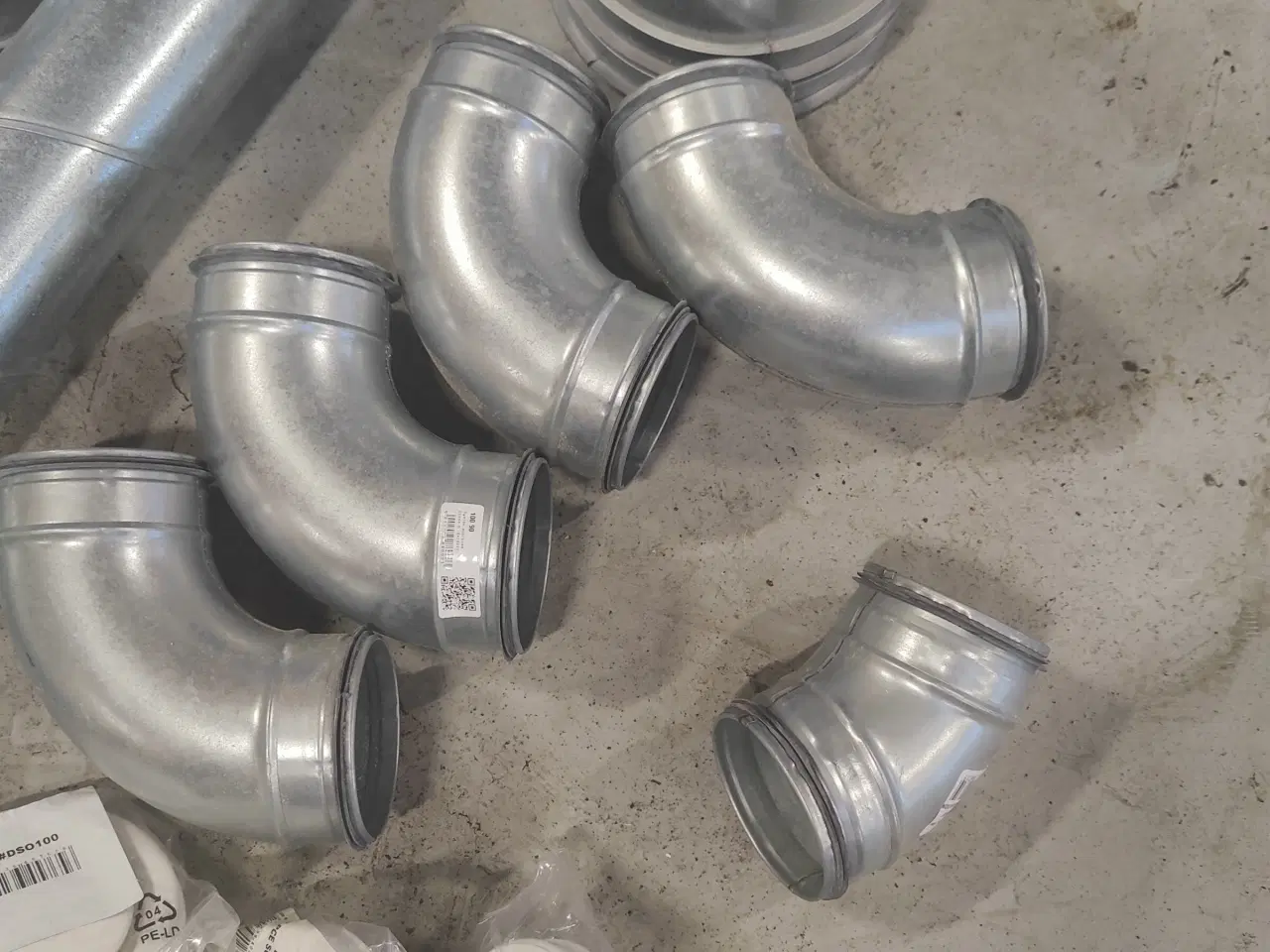 Billede 1 - Fittings til ventilation, sælges kun samlet