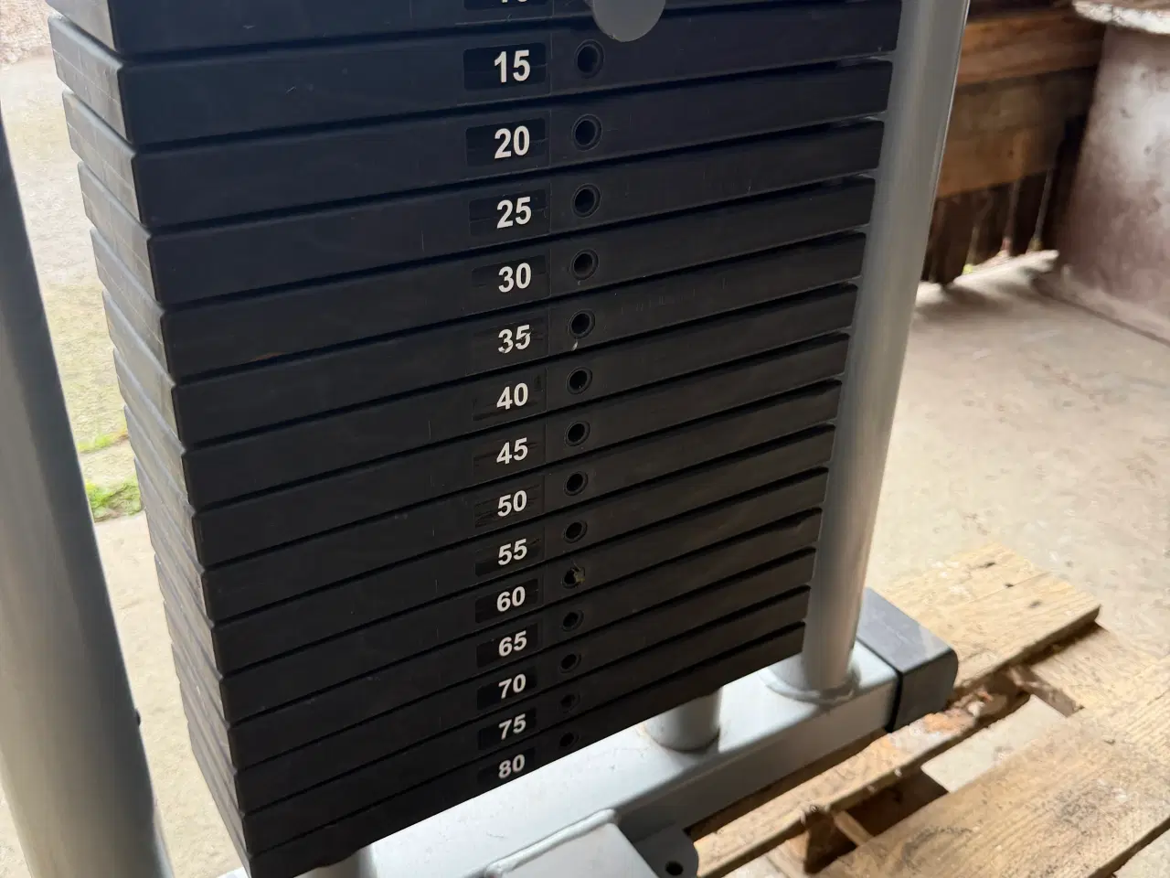 Billede 3 - Teca Pec Fly med 80 kg. vægtstak