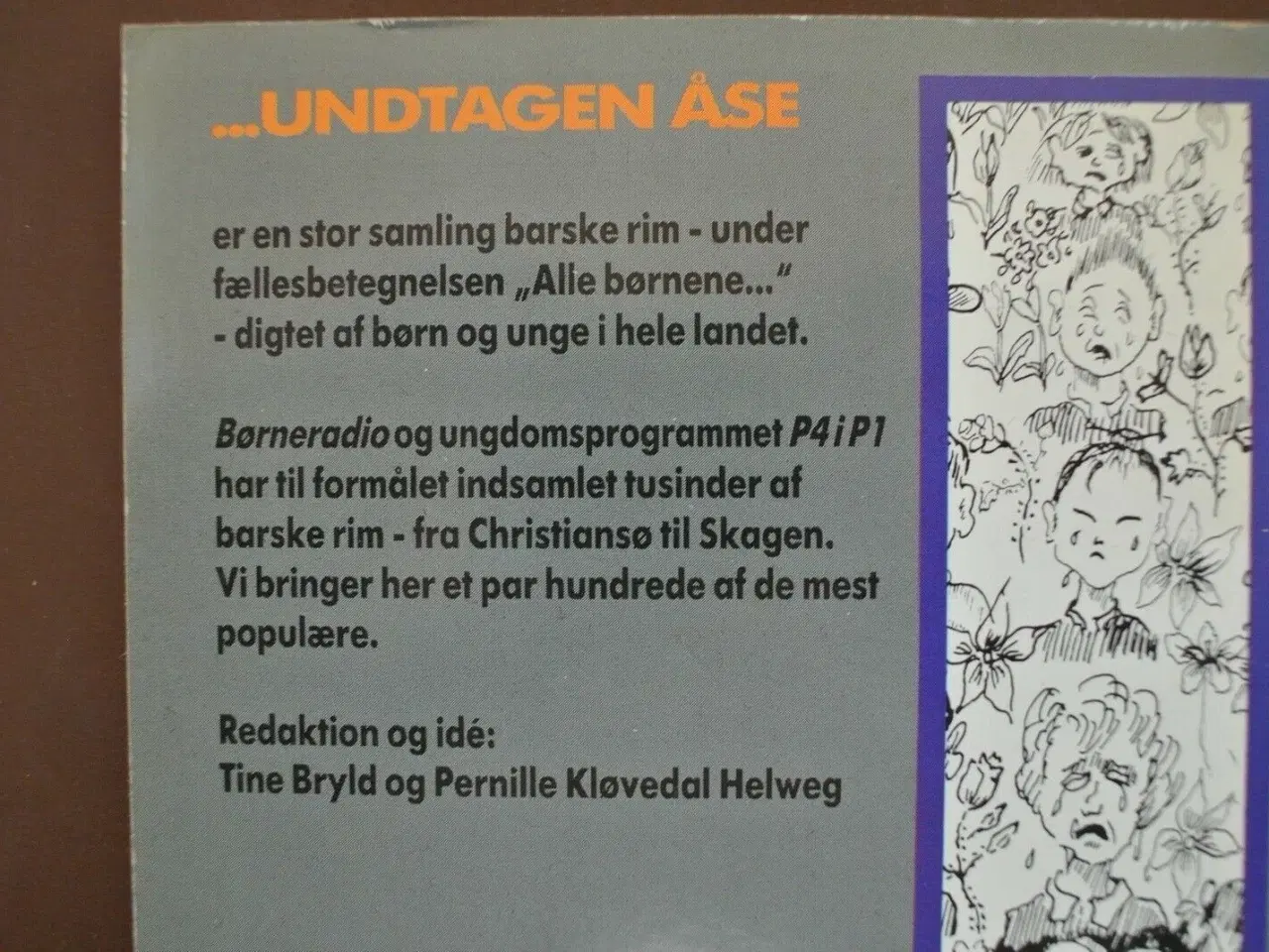 Billede 2 - undtagen åse - alle børnenes barske rim, red. af t