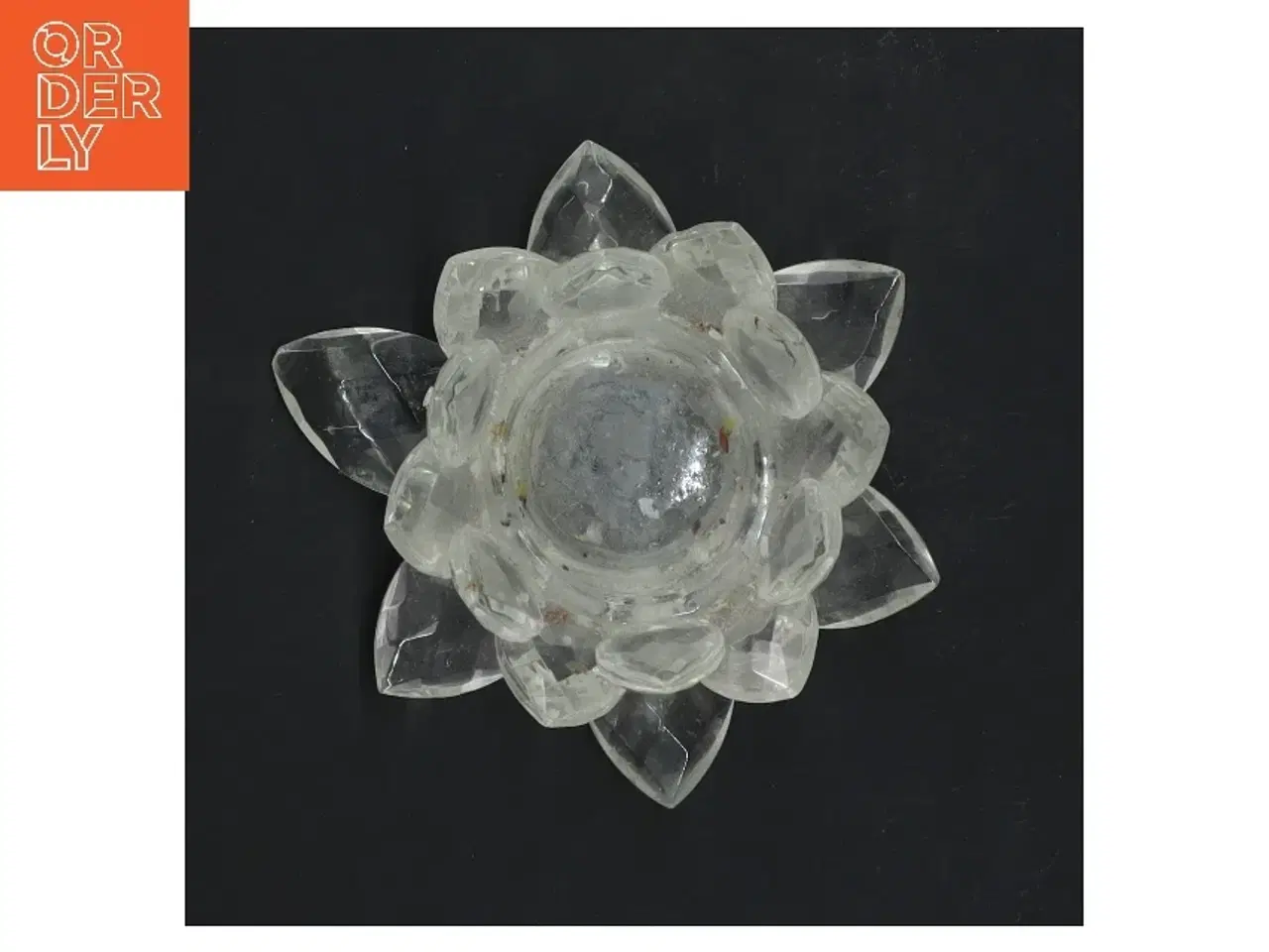 Billede 2 - Glasblomst dekoration (str. 11 cm)