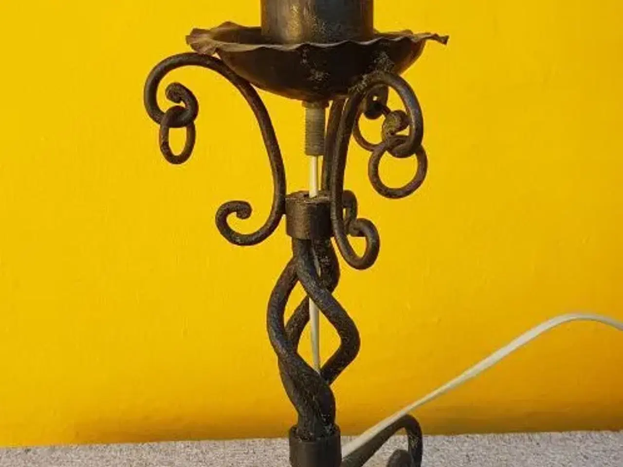 Billede 1 - Retro bordlampe I jern