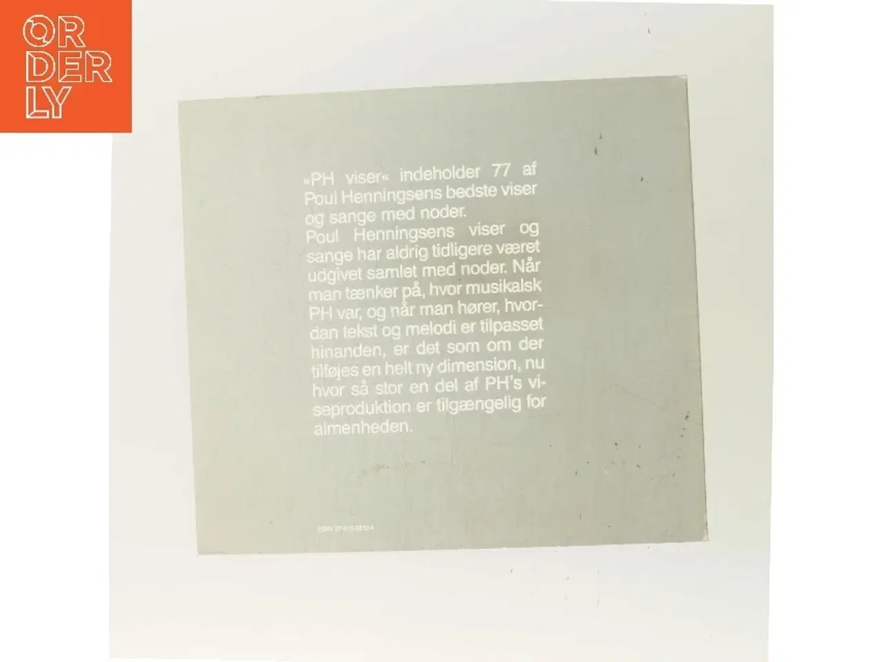 Billede 3 - PH viser af Poul Henningsen (Bog)