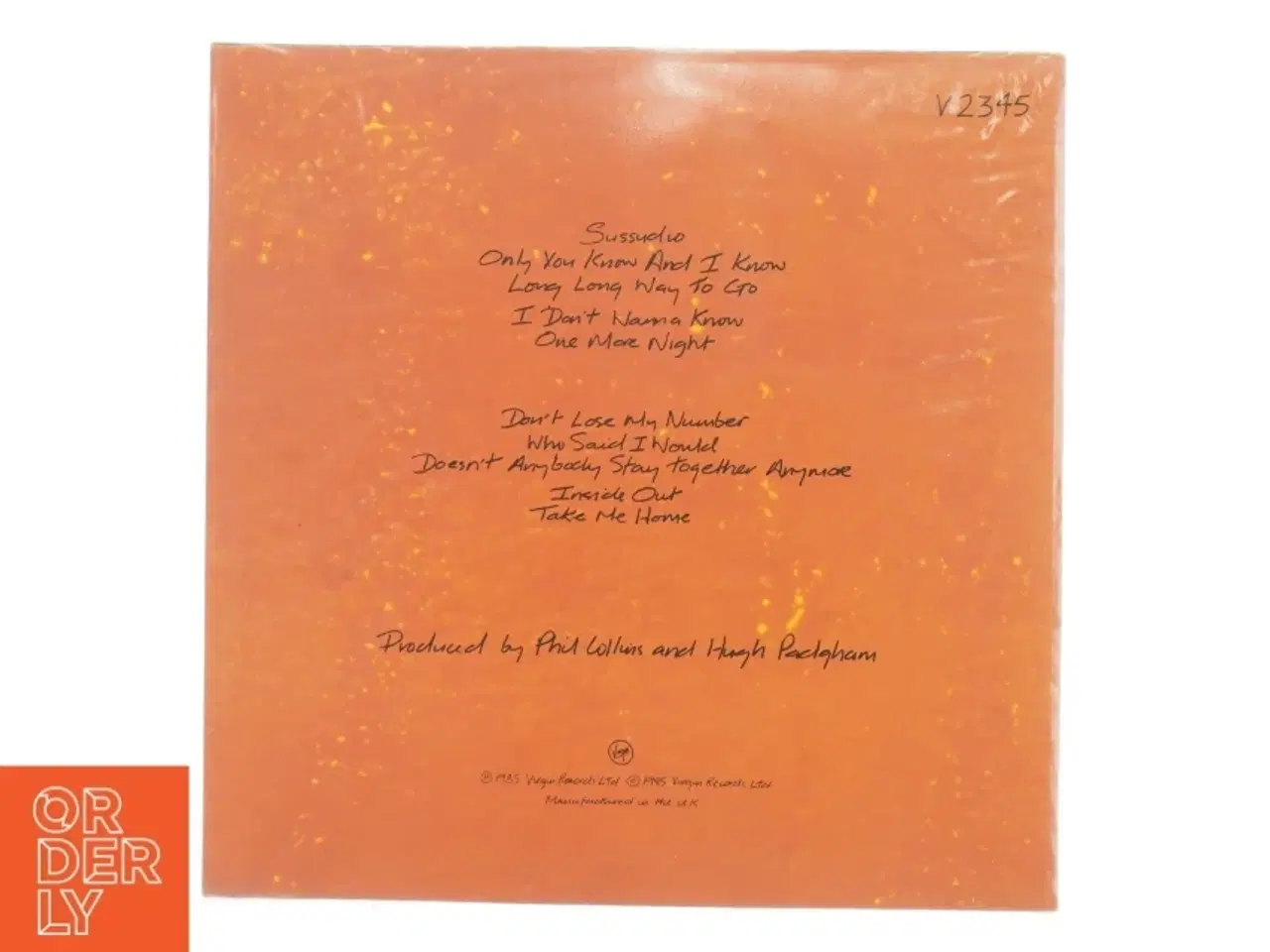 Billede 4 - Phil Collins No Jacket Required  Vinyl LP fra Virgin Records (str. 31 x 31 cm)
