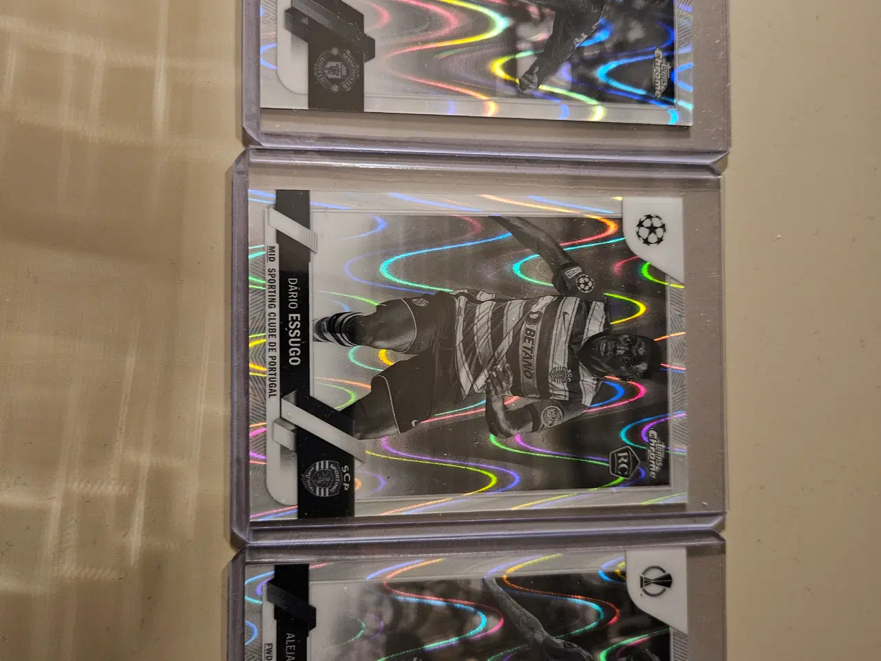 Billede 1 - 3x Refractor Fodboldkort