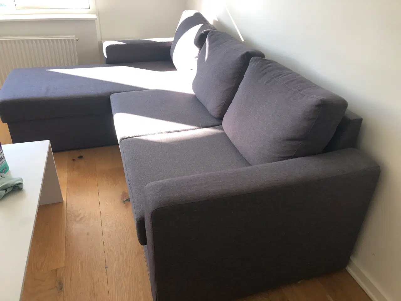 Billede 2 - Sovesofa i grå stof 