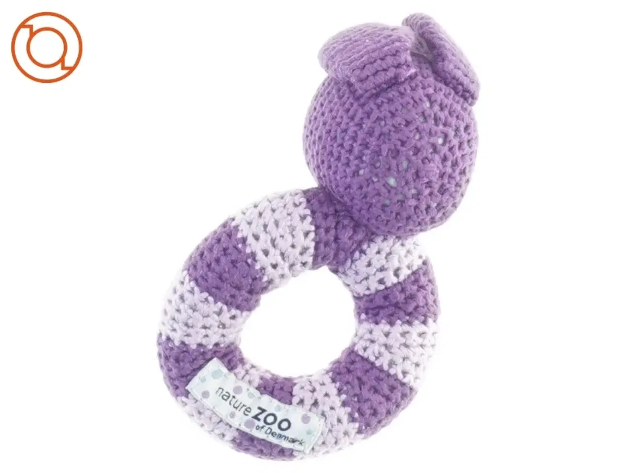 Billede 3 - Hæklet rangle, kanin (str. 60 x 10 cm)