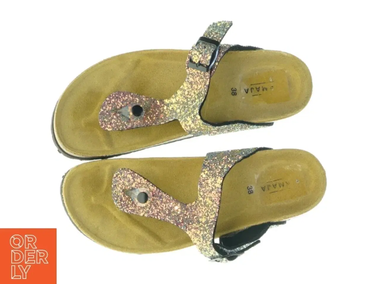 Billede 1 - Glitter sandaler til kvinder (str. 38)