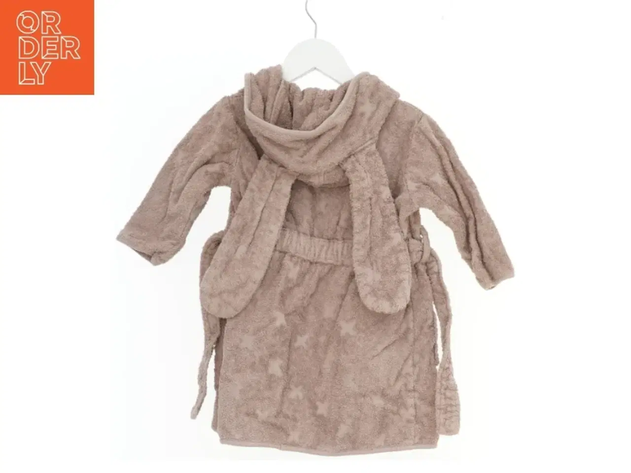 Billede 2 - Rosa badekåbe/morgenkåbe med kaninører fra Müsli (str. 80)