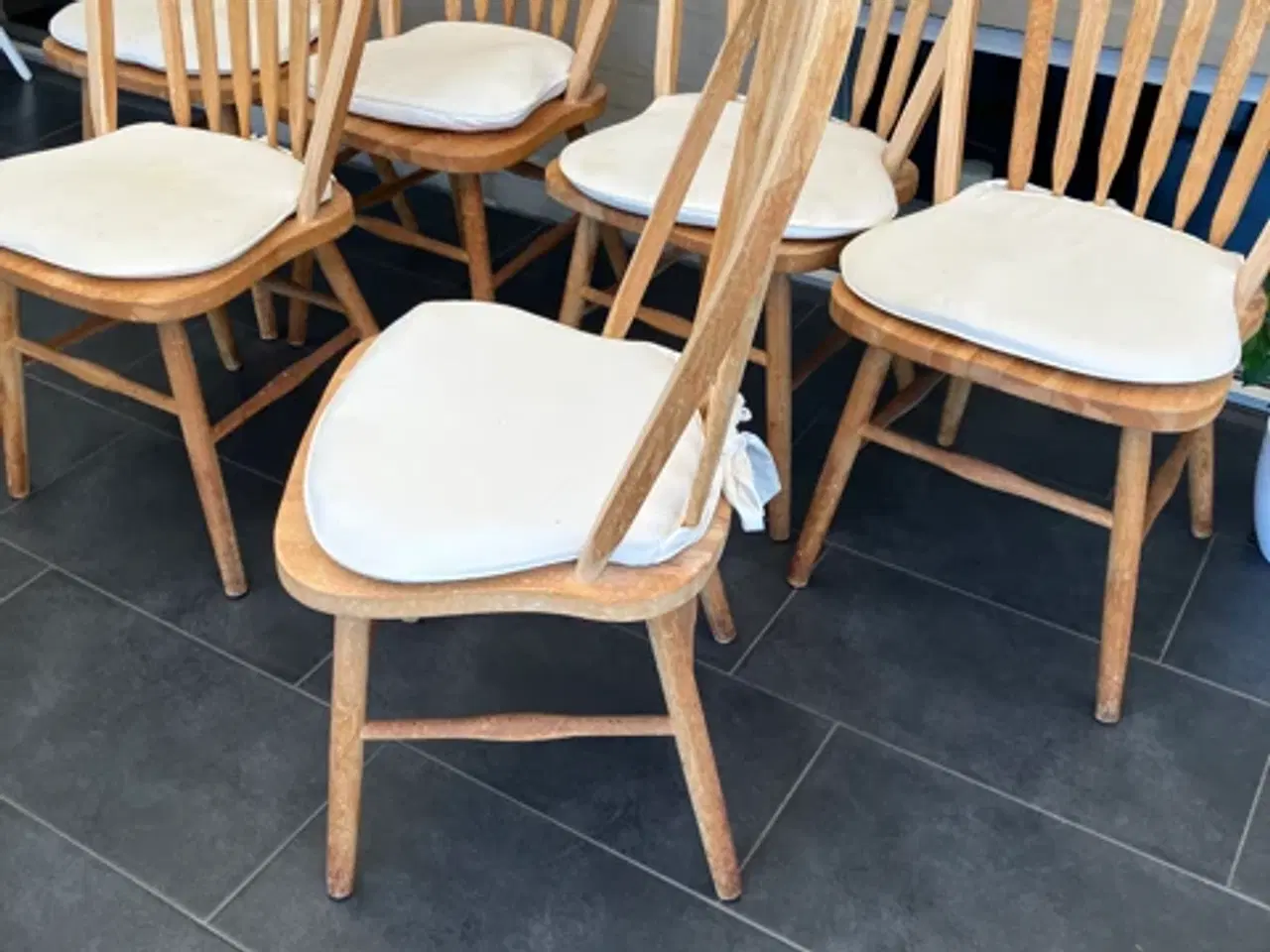 Billede 2 - Spisestuestole i eg