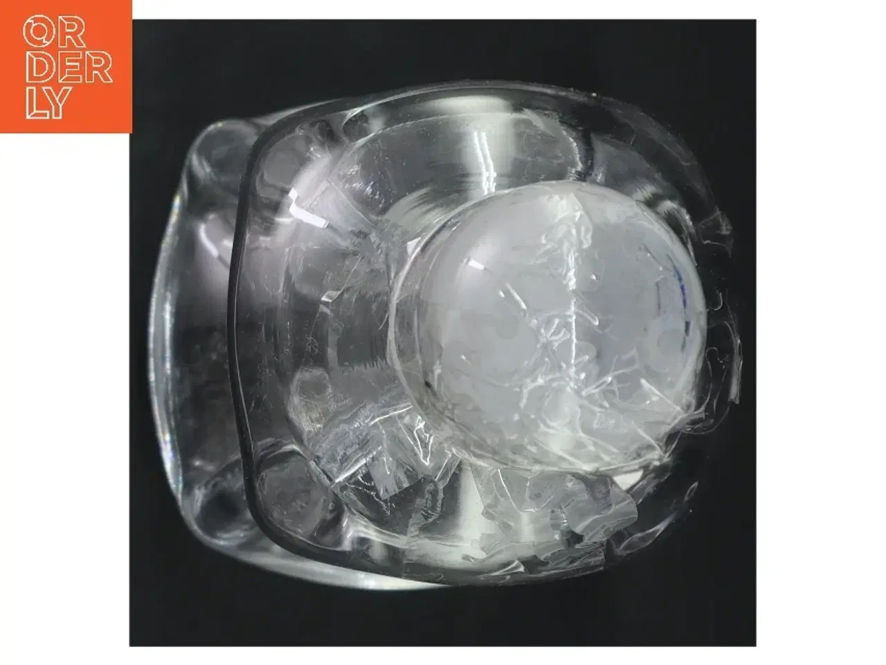 Billede 2 - Glas karaffel fra holmegaard med prop (str. 32 cm)