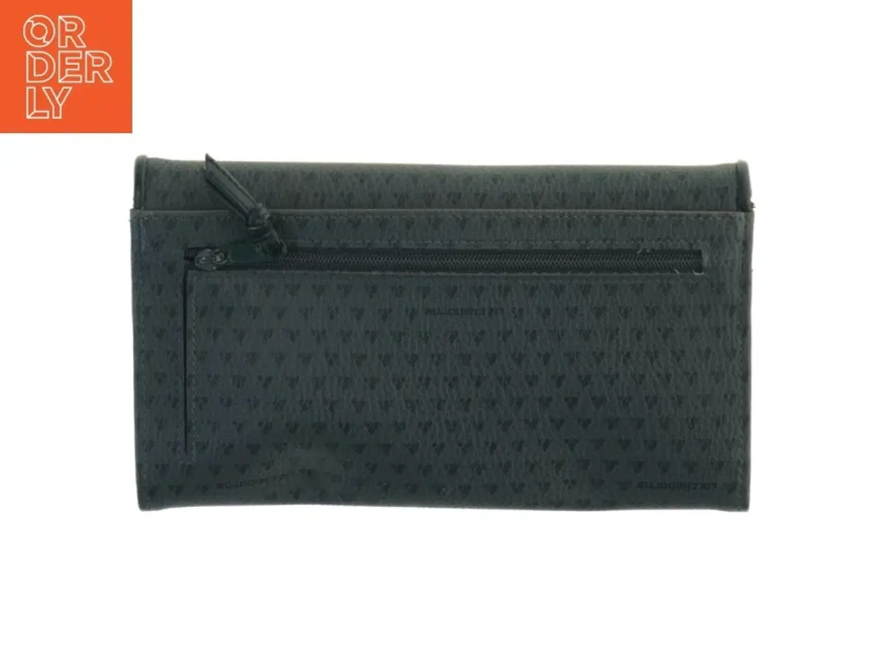 Billede 1 - Sort læderpung fra Liz Claiborne (str. 20x11,5 cm)