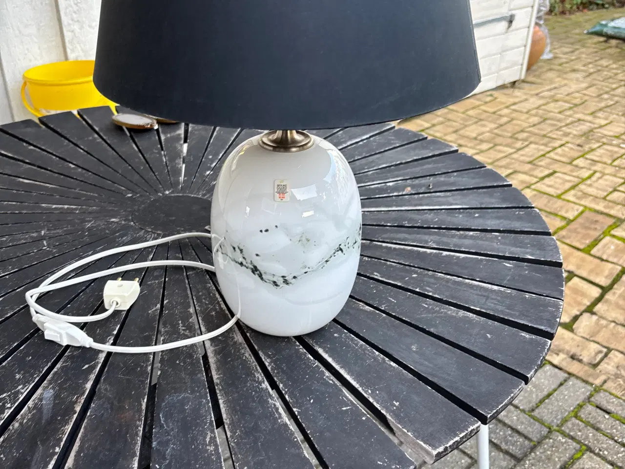 Billede 2 - Holmegaard bordlampe 1 ejer gammel 