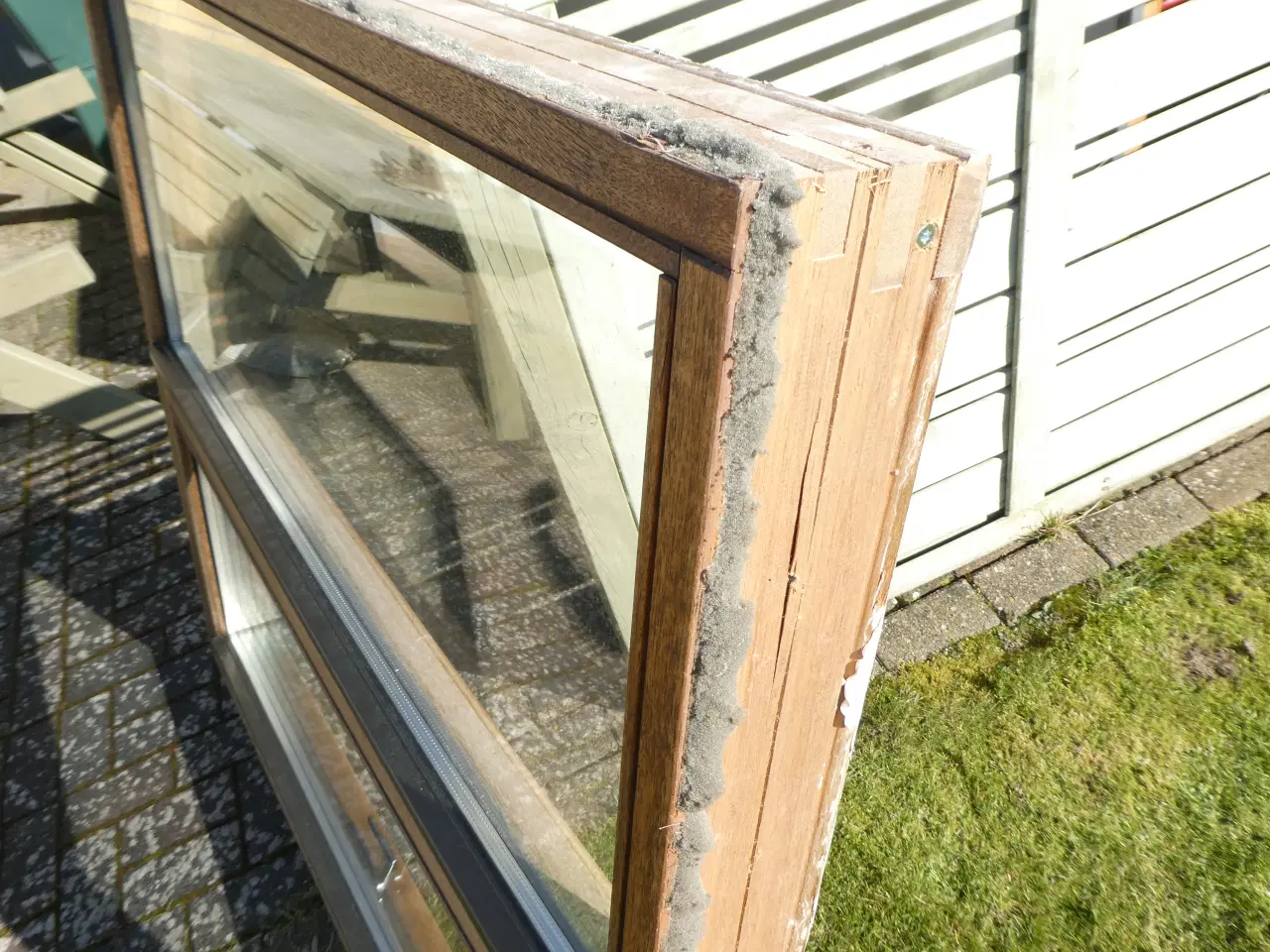 Billede 5 - Mahogni vinduer 4 stk. 131 X 131