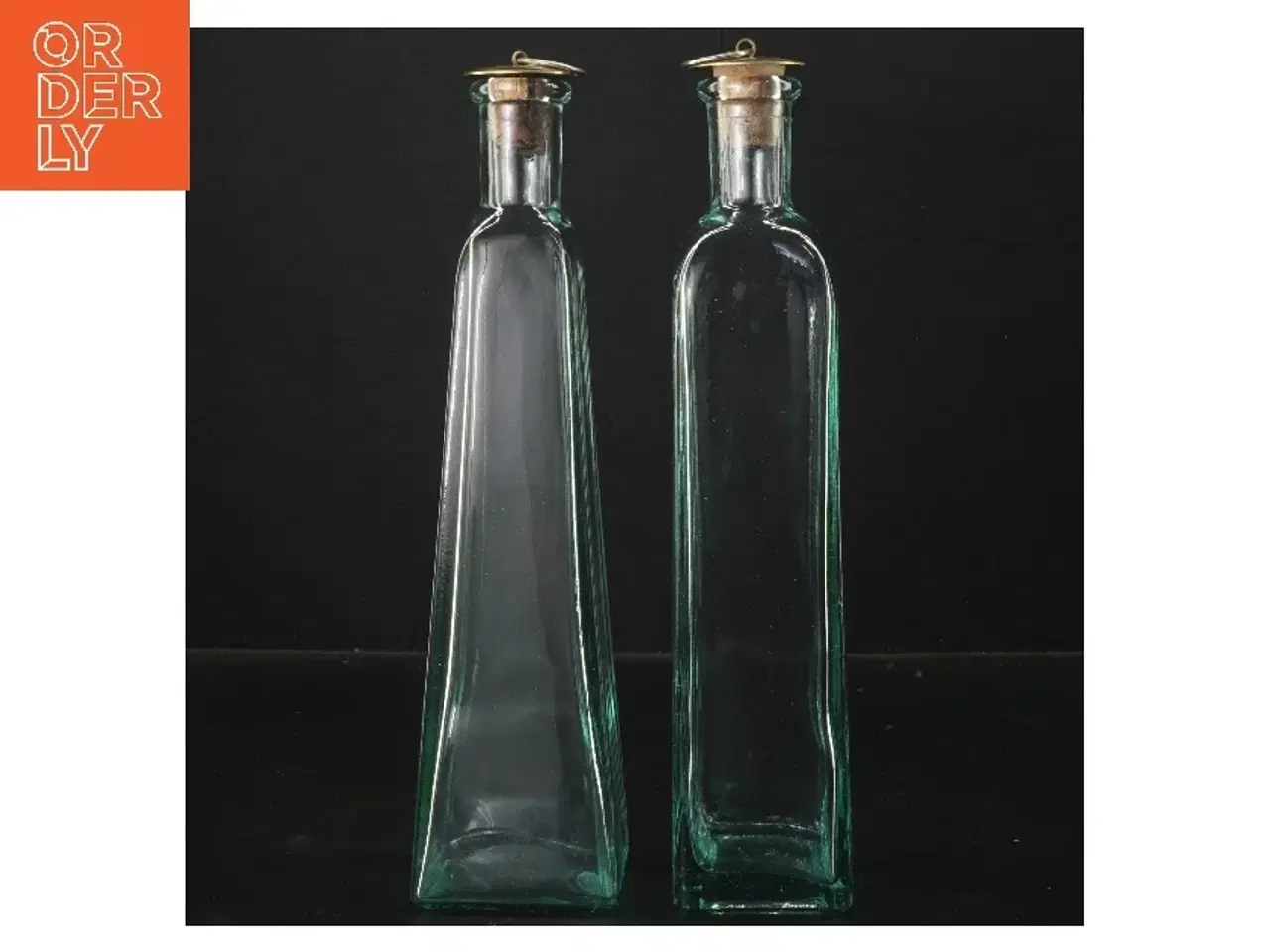 Billede 1 - Glasflasker med metalprop (str. 25 cm)