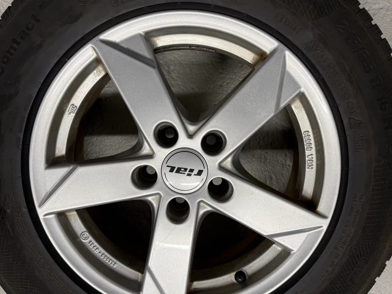 Billede 1 - Komplet sæt Continental vinterhjul