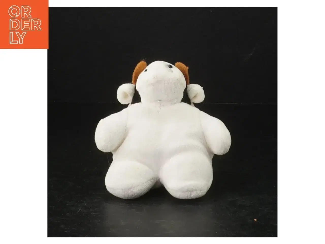 Billede 1 - Hvid bamse (str. 11 x 9 cm)