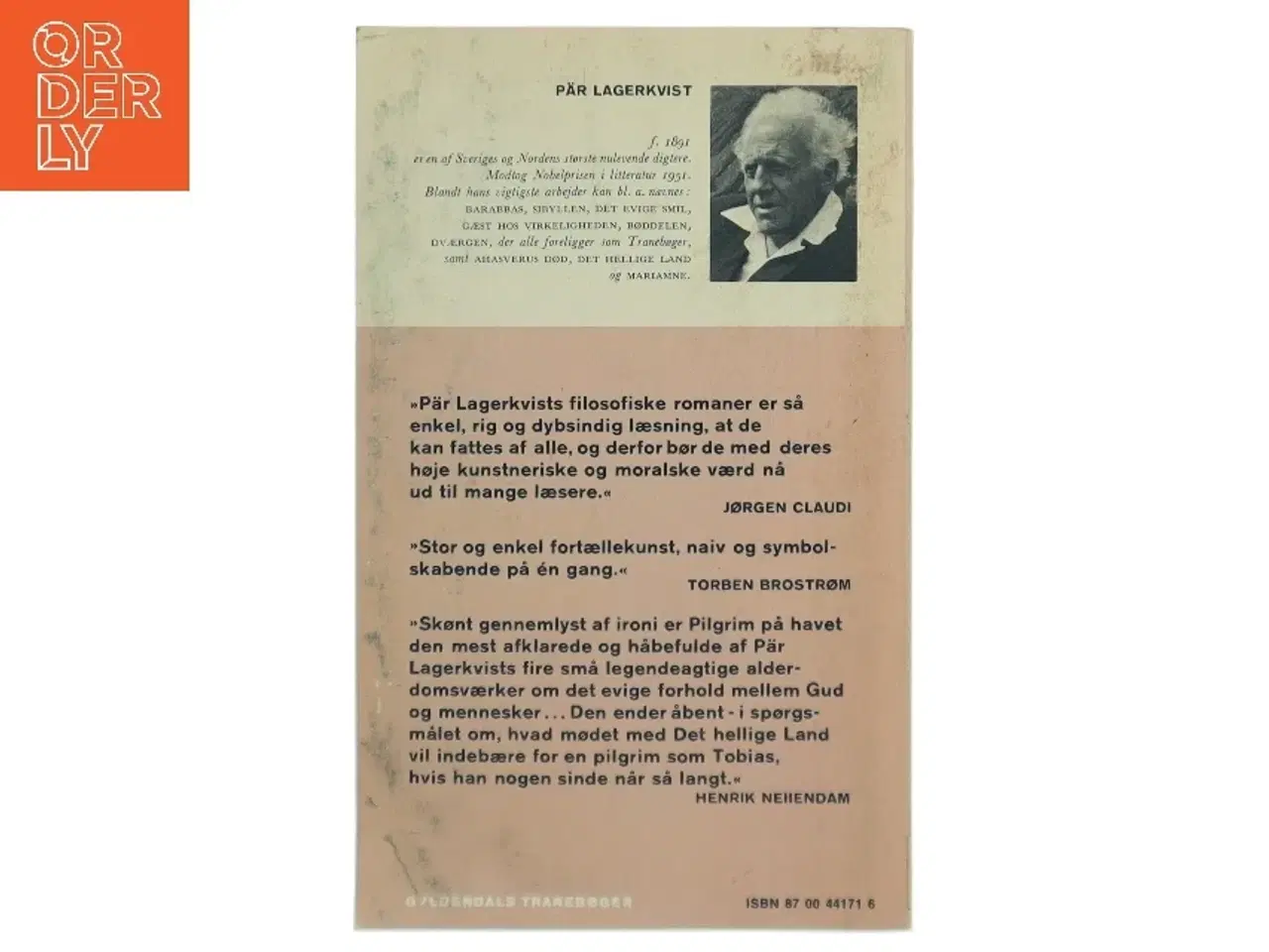 Billede 1 - Pär Lagerkvist: Pilgrim på havet