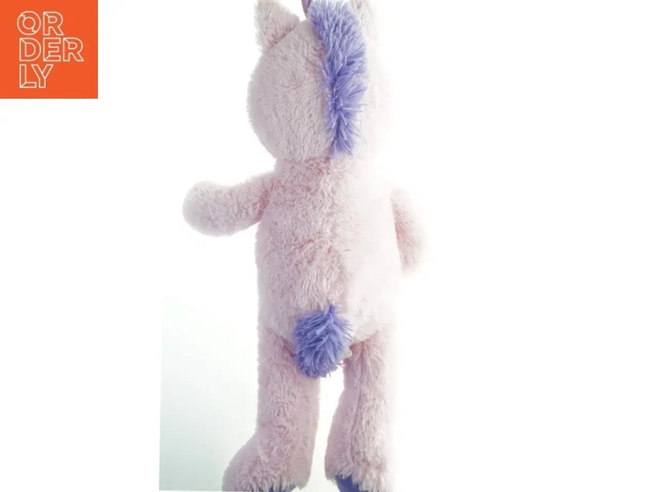 Billede 2 - Lyserød enhjørning bamse (str. 80 cm)