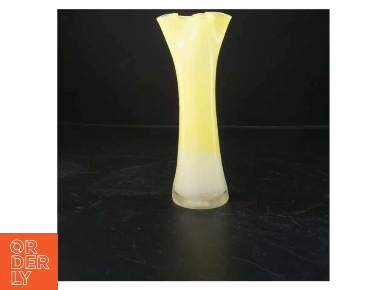 Billede 1 - Farverig vase (str. 23x7 cm)