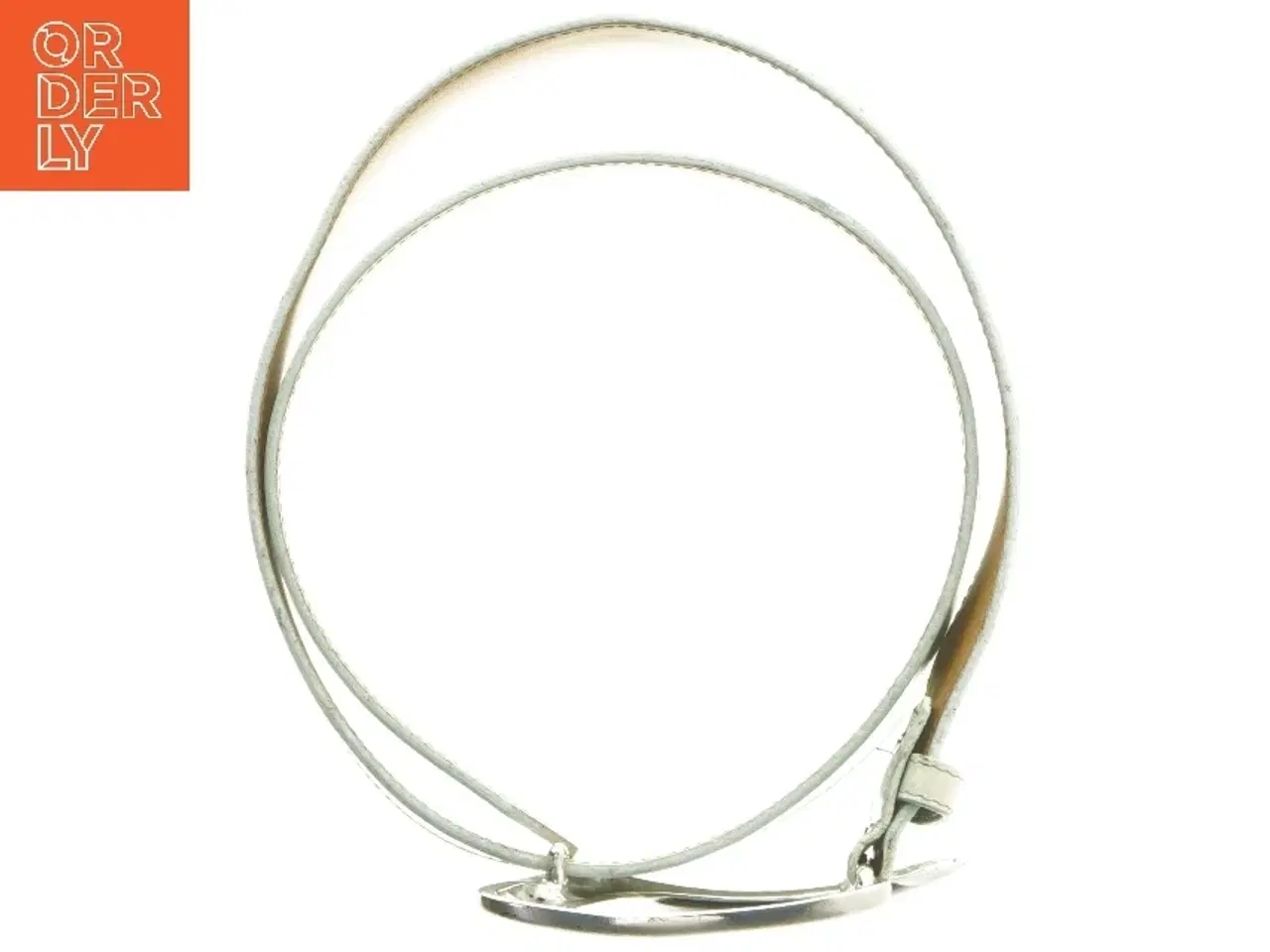 Billede 4 - Læderbælte med metallås fra Tiger Of Sweden (str. 85 cm)