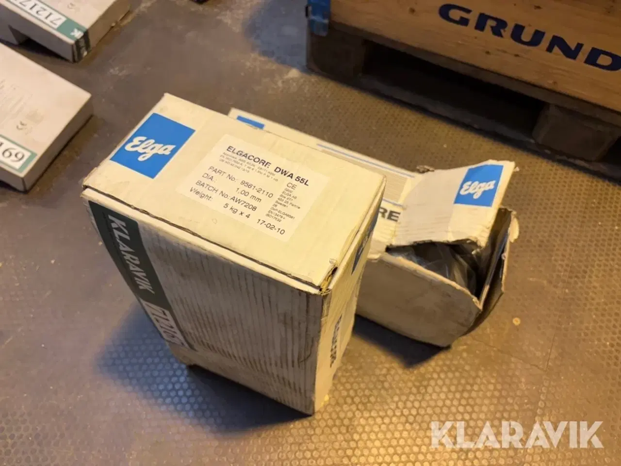 Billede 1 - Svejsetråd Elga DWA 55L - 2 paller á 4ruller